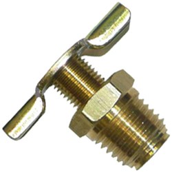 BRASS DRAIN COCK EXTERNAL SEAT