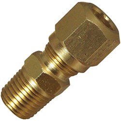 BRASS A/B NYLON TUBE MALE CONNECTOR