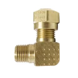 BRASS 90D A/B N/TUBE MALE CONNECTOR