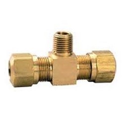 TEE MALE BRANCH 3/8&quot; TUBE X 1/4&quot;NPT X