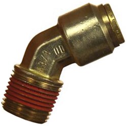 BRASS 45D QCAB NYLON TUBE MALE CONN