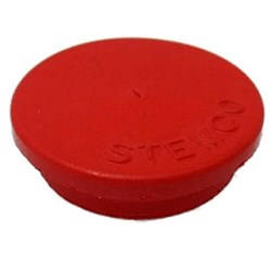SMALL RED PLUG STEMCO AXLE HUB CAP