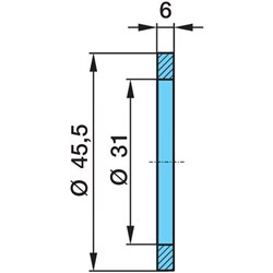 BPW SPRING EYE WASHER
