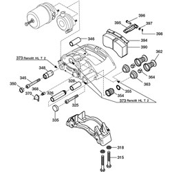 BPW CALIPER RATIONALIZED LHSB4309T KIT