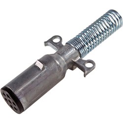 7 POLE CONNECTOR PLUG WITH SPRING GRIP