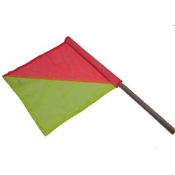 FLAG RED/YELLOW 19MM POLE