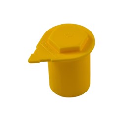 WHEEL NUT INDICATOR 22MM YELLOW EXT 38MM