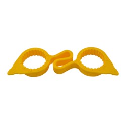 33MM LINKED WHEEL NUT INDICATOR YELLOW