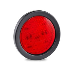 LED AUTOLAMPS 110 SERIES RED ROUND REAR INDICATOR WITH GROMMET