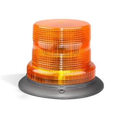 LED AUTOLAMPS 128 SERIES AMBER STROBE BEACON - FIXED MOUNT