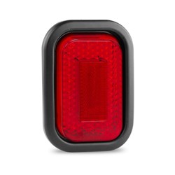 LED AUTOLAMPS 130 SERIES 12-24V RED RECTANGLE STOP/TAIL