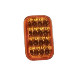 AMBER LED RECTANGULAR INDICATOR LAMP