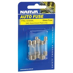 NARVA GLASS 3AG ASSORTMENT 10