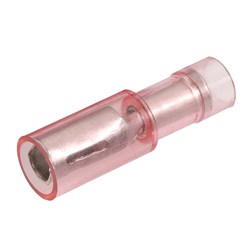 NARVA FEMALE BULLET RED POLY 5MM