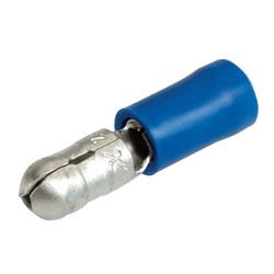 NARVA MALE BULLET BLUE 4MM 100