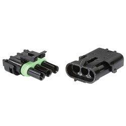 NARVA 3 PIN WATERPROOF CONNECTOR KIT
