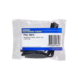 NARVA HEAT SHRINK BLACK 3 2MM