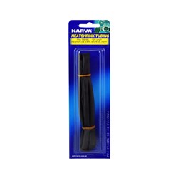 NARVA HEAT SHRINK BLACK 6 4MM X 1 2M