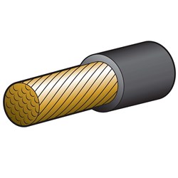 NARVA 255AMP BLACK BATTERY CABLE 2B&S PER MTR