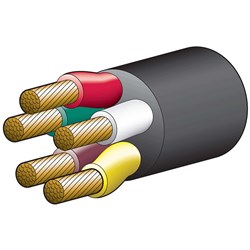 NARVA 55A 6MM 5 CORE ROADTRAIN CABLE 100