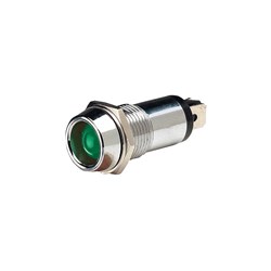 NARVA PILOT LAMP 24V CHRM LED GRN BL