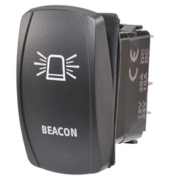 NARVA SW ROCKER OFF/ON AMBER 12/24V