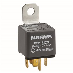 NARVA RELAY 12V 5PIN 30A BL PACK 1