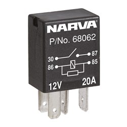 NARVA 12V 4PIN 20A N/O MICRO RELAY 1