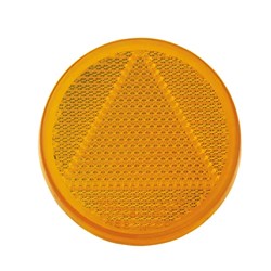 NARVA RETRO REFLECTOR AMBER STICK ON 2PK