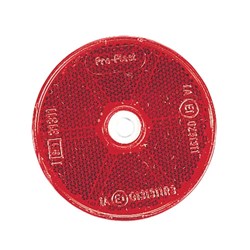 NARVA RETRO REFLECTOR RED 60MM 2PK