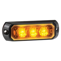 NARVA 12/24V 3 LED W/LIGHT AMBER