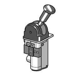 PARK BRAKE VALVE LATE WITH SWITCH