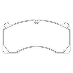 DISC PAD SET CVP024 MAXUS NON-ASBESTOS