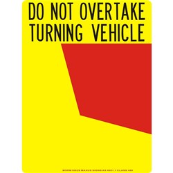 SIGN REAR MARKER DNOTV CLASS 1 300X400