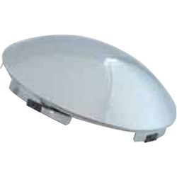 8-5/8&quot; CHROME 4 CUT OUT FRONT HUB CAP