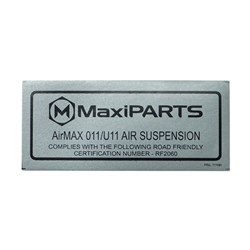 DECAL AIRMAX SUSPENSIONS