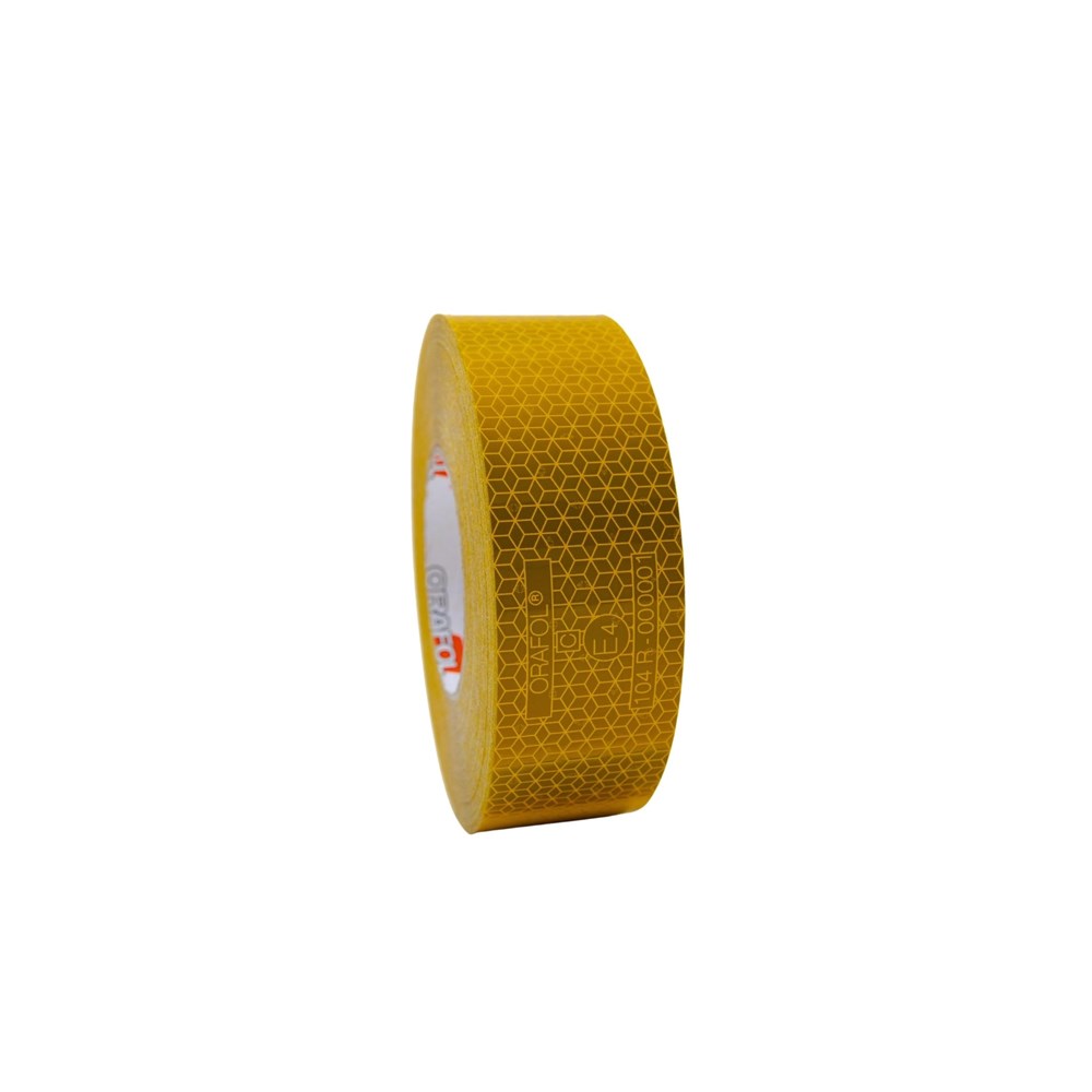 Reflective Safety Tape Amber 4-Pack 