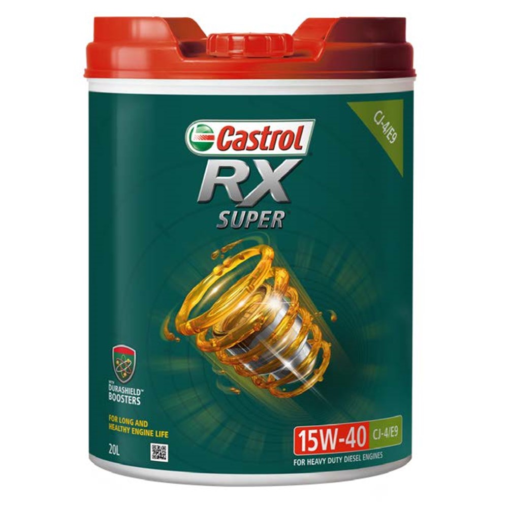 CASTROL RX SUPER 15W 40 CJ 4 E9 20L CAS3418280 Truck and TrailerParts MaxiPARTS MaxiPARTS