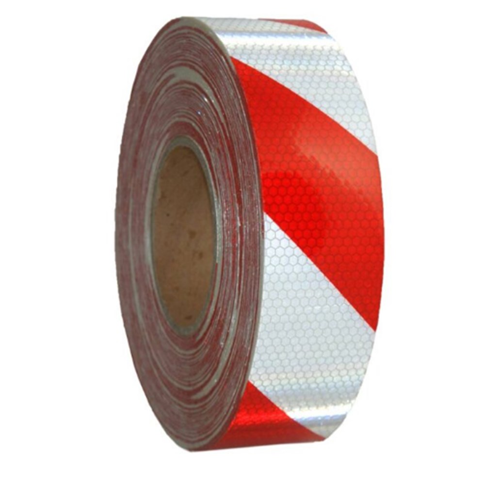RED AND WHITE REFLECTIVE TAPE 1M QDS980RW | Truck & Trailer Parts ...